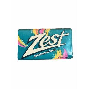 Vintage 1988 Original Zest Deodorant Bar Soap Zestfully Clean 5oz Bar Sealed